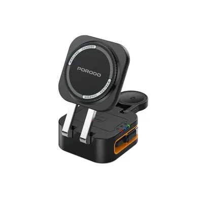 Fast charger Porodo FWC061 3in1 Pocket-Sized with cable