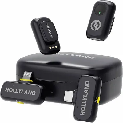 Wireless lavalier microphone Hollyland Lark A1 Lavalier Wireless Duo Combo