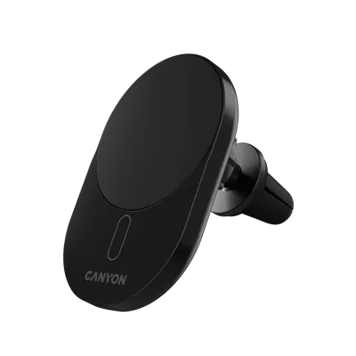 CANYON Wireless Car Charger with USB2.0 Type C TO Type C Cable PVC molding colorInput:Type-C PD: 5V3A 20W
