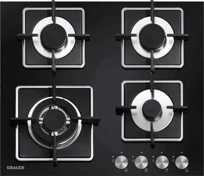 Built-in gas stove GRAUDE GS60.3G BG