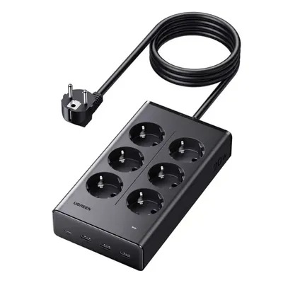 Ugreen 20W 6-Outlet Power Strip with 3x USB-A 1x USB-C 75141