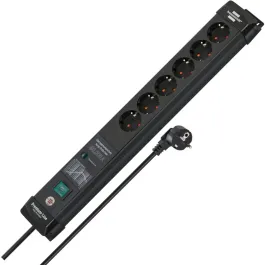 Premium-Line 6-Way Surge Protected Power Strip