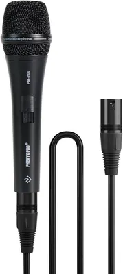 Wired dynamic supercardioid vocal microphone Phenyx Pro PM-26S with on/off switch