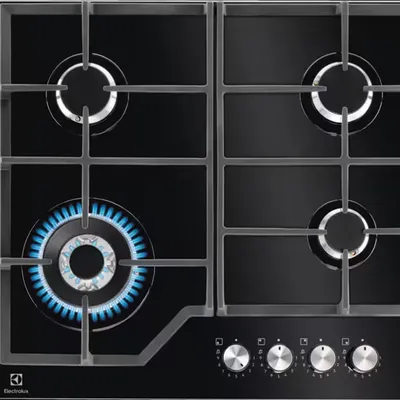 Built-in glass gas hob Electrolux KGG64362K