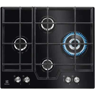 Built-in glass gas hob Electrolux GPE363NK
