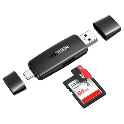 Multifunction USB-C +USB TF SD 3.0 card reader UGREEN 80191