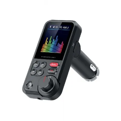 Powerology Car Charger FM Transmitter Pro Car Charger PCCSR003 23W