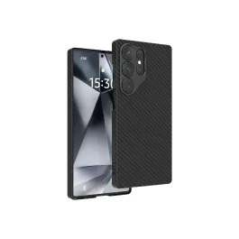 Чехол Samsung Levelo Sergei 1500D Kevlar Fiber Case For S25 Ultra LVL-SERG-S25U-BK