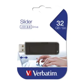 USB 2.0 Slider flash drive Verbatim