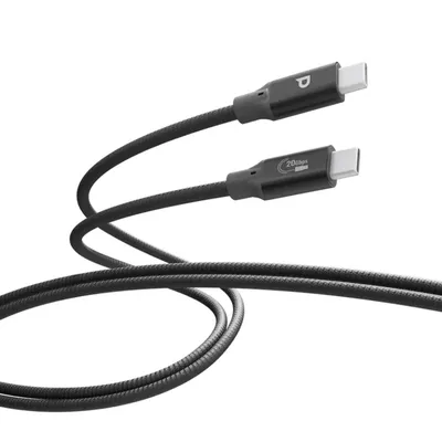 Braided USB-C to USB-C cable Powerology PC030 Power Sync Weave 240W