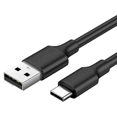Cable UGREEN USB-A to Type-C Nickel plating 0.25m BK 60124