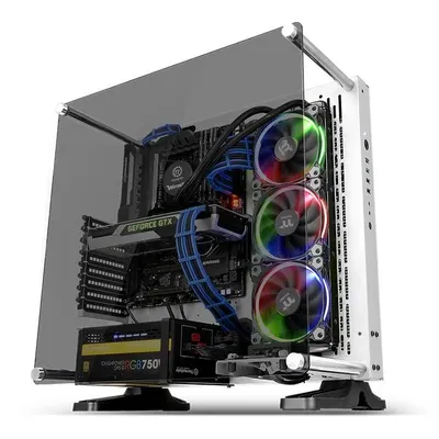 PC case THERMALTAKE Core P3 TG Snow Edition