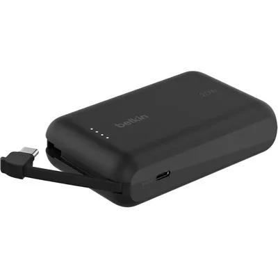 Power bank Belkin 10K Power Bank with Integrated Cable BPB021HQBK