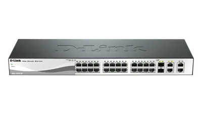 10 100 100 network switch D-Link DES-1210-28 C1A 24 port 1000 2port Combo SFP 2port L2+