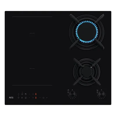 Combined gas hob AEG HDB64623NB 2G2E