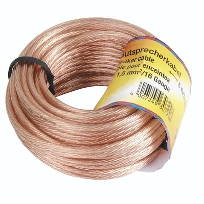 Speaker cable Hama 2 x 1.5 mm<sup>2< sup> 205142