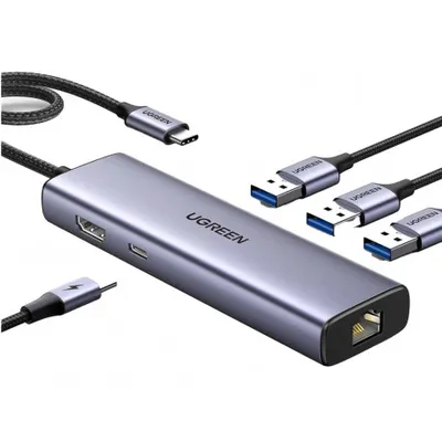 Usb-hub UGREEN USB-A to USB-C Multifunction Adapter 15598
