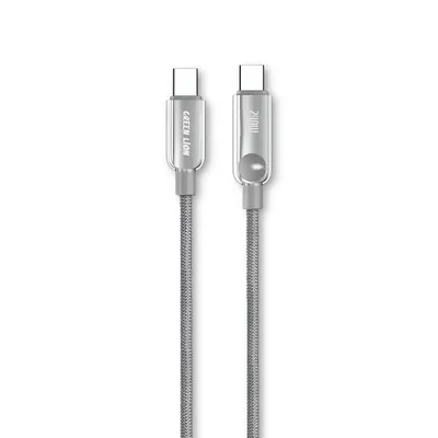 Cable Green Lion USB-C to USB-C Ultra-Fast Charging Braided 240W