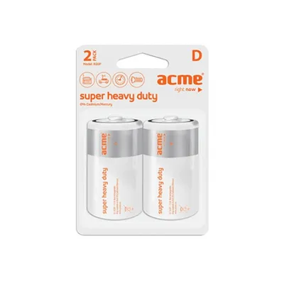 Battery Acme Alkaline Super Heavy Duty R20P D 009589