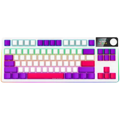 Wireless mechanical gaming keyboard LORGAR Wireless TKL Mechanical Gaming Keyboard Pro LRG-KBP70TKLW-WH-US