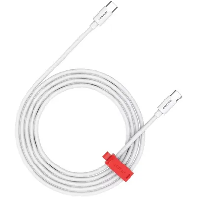 Canyon CND-CC100AB12W USB-C to USB-C 100W Braided Cable