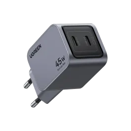 Fast charger Ugreen Nexode Pro Dual USB-C GaN 45W
