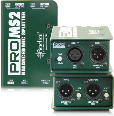 Microphone splitter Radial Pro MS2 Microphone Splitter