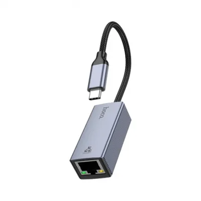 Ethernet adapter Hoco UA37 Type-C ps Metal