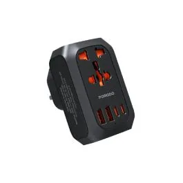Charger Porodo EU Pin Travel Adapter PD-FWCH044EU 2500W