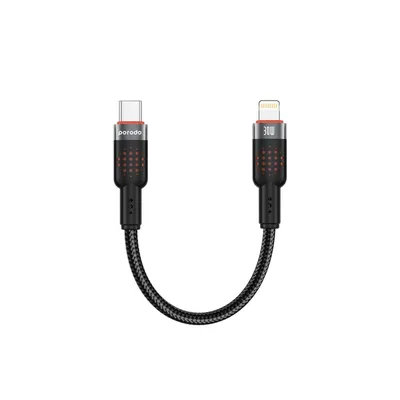 Cable Porodo Braided USB-C To Lightning