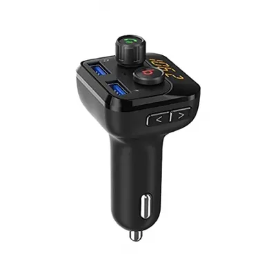 Car MP3 player, FM transmitter and car charger 3.4A with Bass Boost Porodo