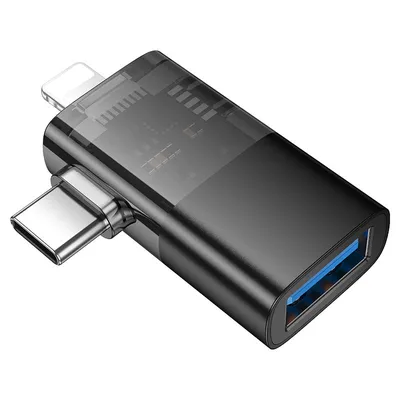 Adapter Hoco UA36E Ios Type-C to USB OTG 2-in-1