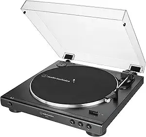 Audio-technica AT-LP60XBK Fully Automatic belt drive turntable player