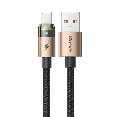 Lightning cable with light McDodo CA-6911 desert