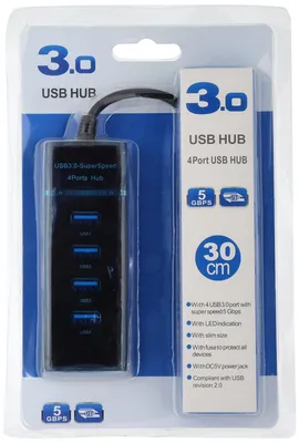 4-port USB 3.0 hub 30 cm