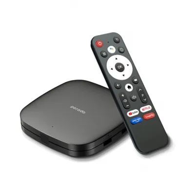 Android TV box Porodo Android TV Box 1080P ROM Support 4K PD-ANTVB-BK