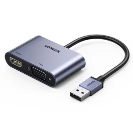 Converter UGREEN USB 3.0 to HDMI+VGA 20518
