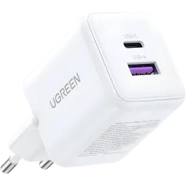 Արագ լիցքավորիչ UGREEN 2 Port GaN EU 65015 30W
