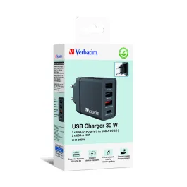Charger Verbatim 4-Port USB 30W