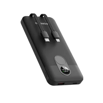 Power bank Porodo 10000mAh PD22 W Built-in Type-C & Lightning