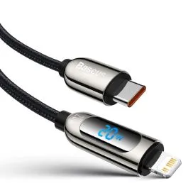 Charging cable Baseus Display Type-C to iP PD 1m CATLS-06 20W