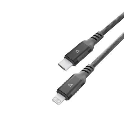 Cable Powerology PC031 Power Sync Weave USB-C to Lighting 30W