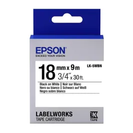 Tape Epson LK5WBN Std Blk Wht18 9 C53S655006 Tape