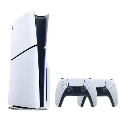 PS5 CFI2116 Disc version Slim E Bundle with 2 Gamepads