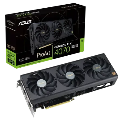 Graphics card ASUS ProArt GeForce RTX 4070 SUPER GDDR6X OC Edition