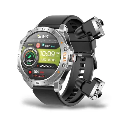 Smartwatch with earbuds Porodo Hype Smart Watch