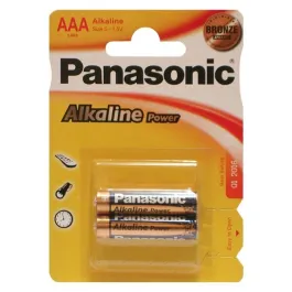 Battery Panasonic LR03REB 2BP 42907 3008 AAAx2 Alcaline