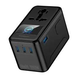 Charger Powerology Voltvoya GaN Travel Adapter PWCUQC071 100W