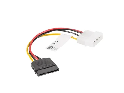 LANBERG CA-HDSA-10CU-0015 POWER SUPPLY MOLEX F ->SATA M 15CM