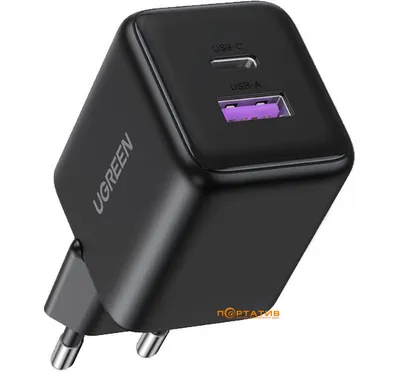 2-port GaN fast charger UGREEN 65014 30W